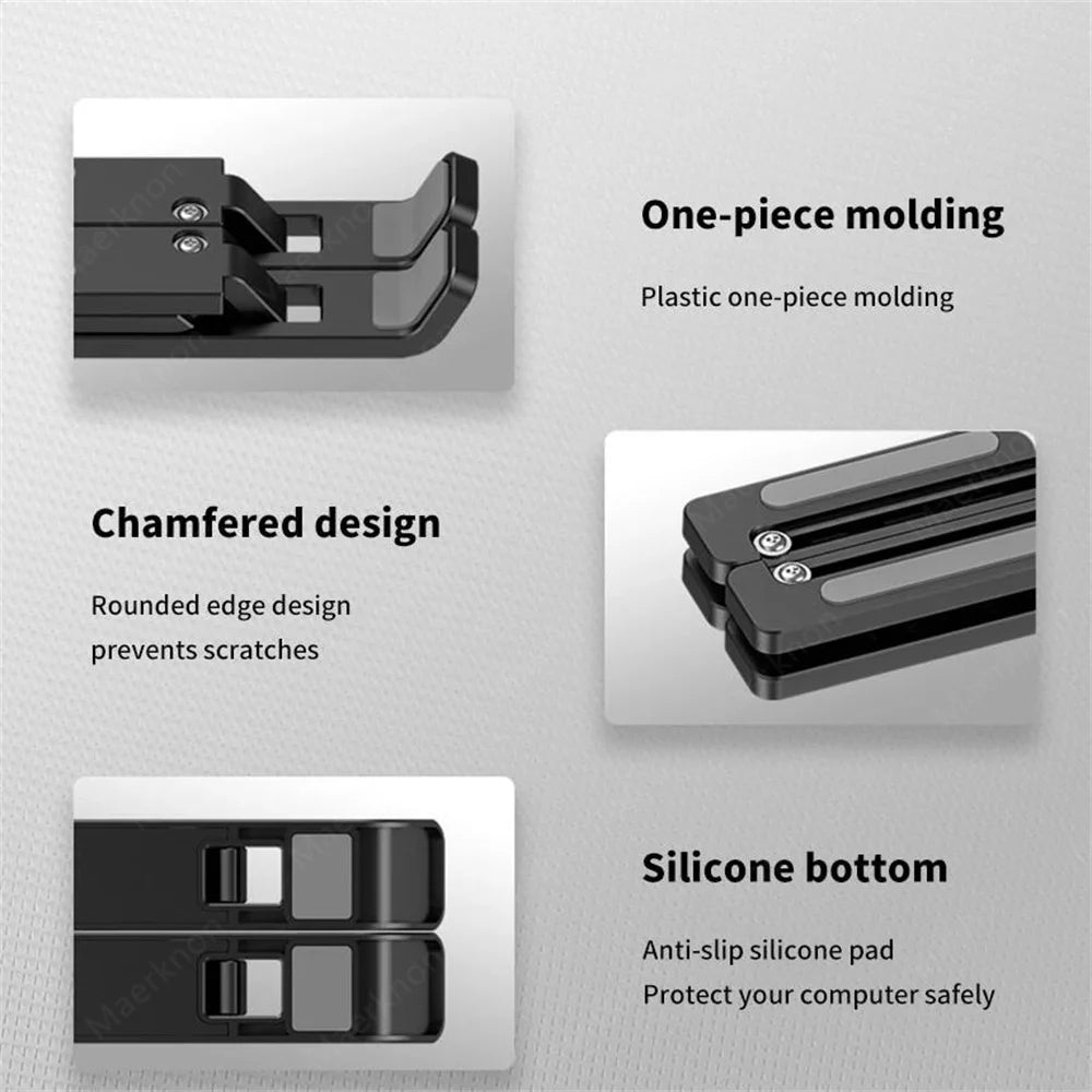 Foldable Adjustable Laptop Stand – ABS Notebook Stand for MacBook Laptop Stand Babs