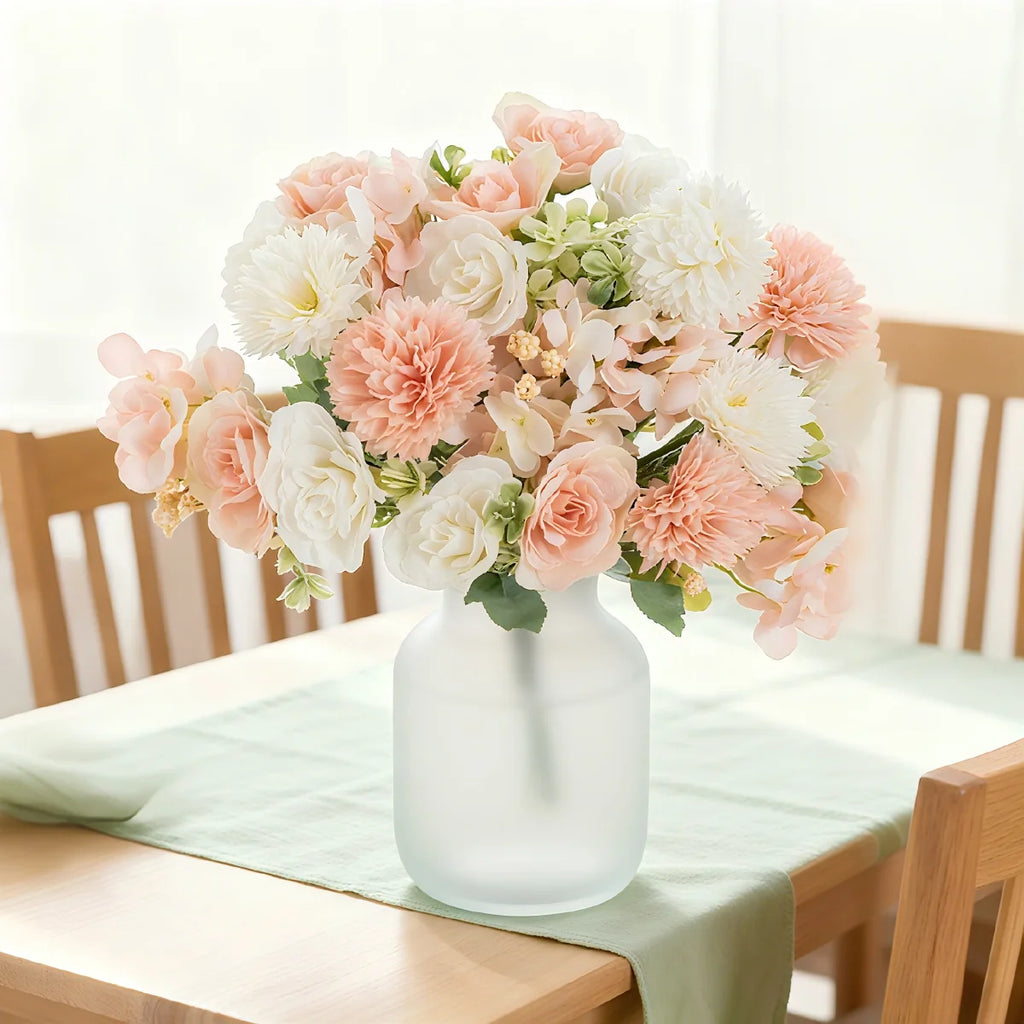 Artificial Silk Roses Bouquet – Wedding & Home Décor Artificial Flower Bouquet Babs
