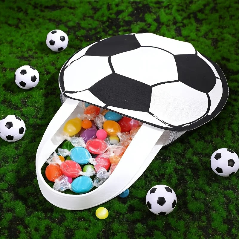 Soccer Party Favor Bags | Ball-Themed Non-Woven Goodie Bags Party Favor Bags Babs