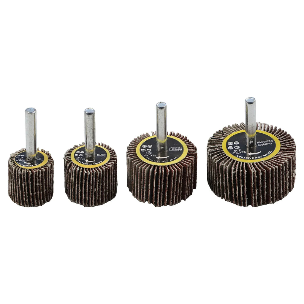 4PCS 80 Grit Sanding Flap Discs 25–50mm Grinding Wheels Set Sanding Flap Disc Set Babs 4pcs