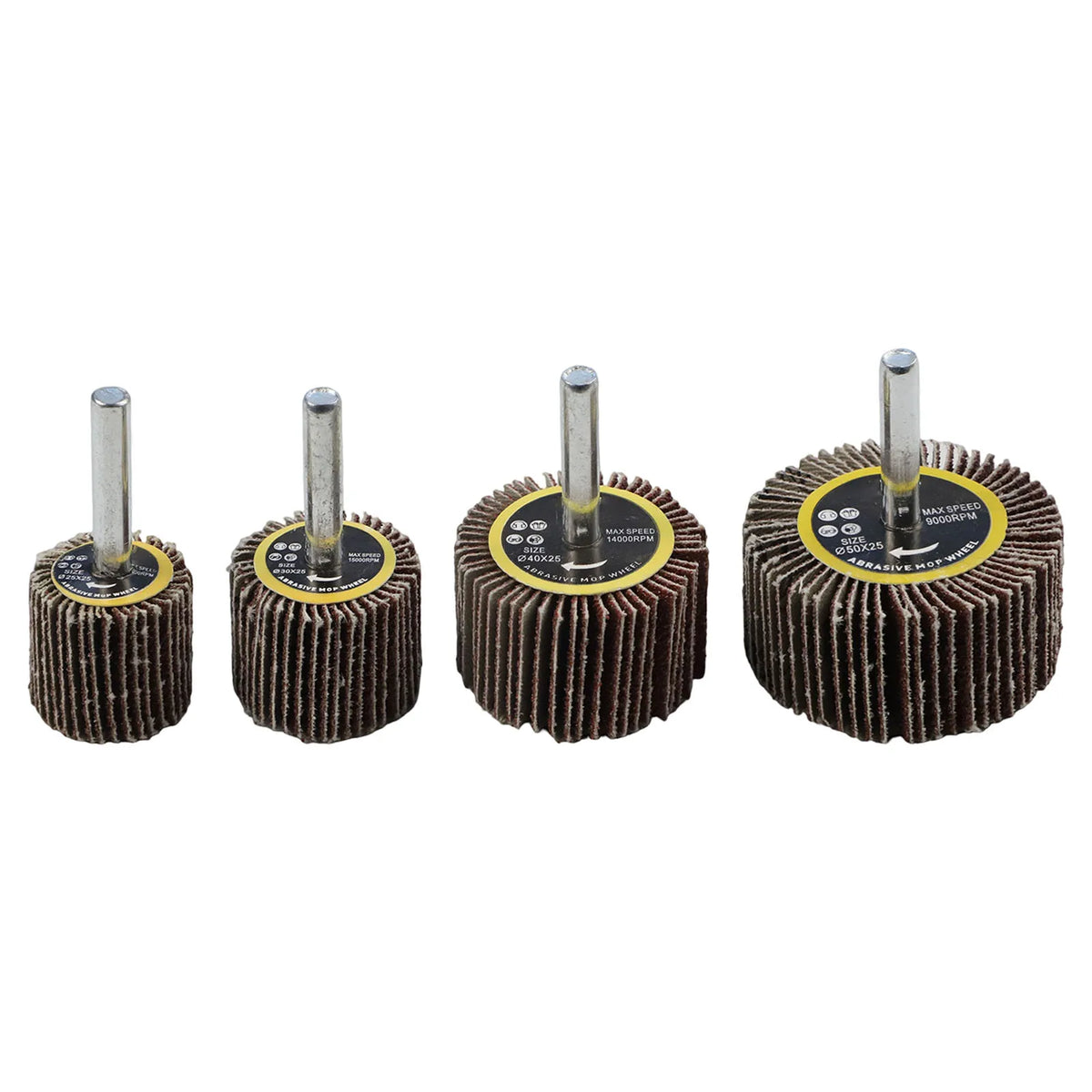 4PCS 80 Grit Sanding Flap Discs 25–50mm Grinding Wheels Set Sanding Flap Disc Set Babs 4pcs