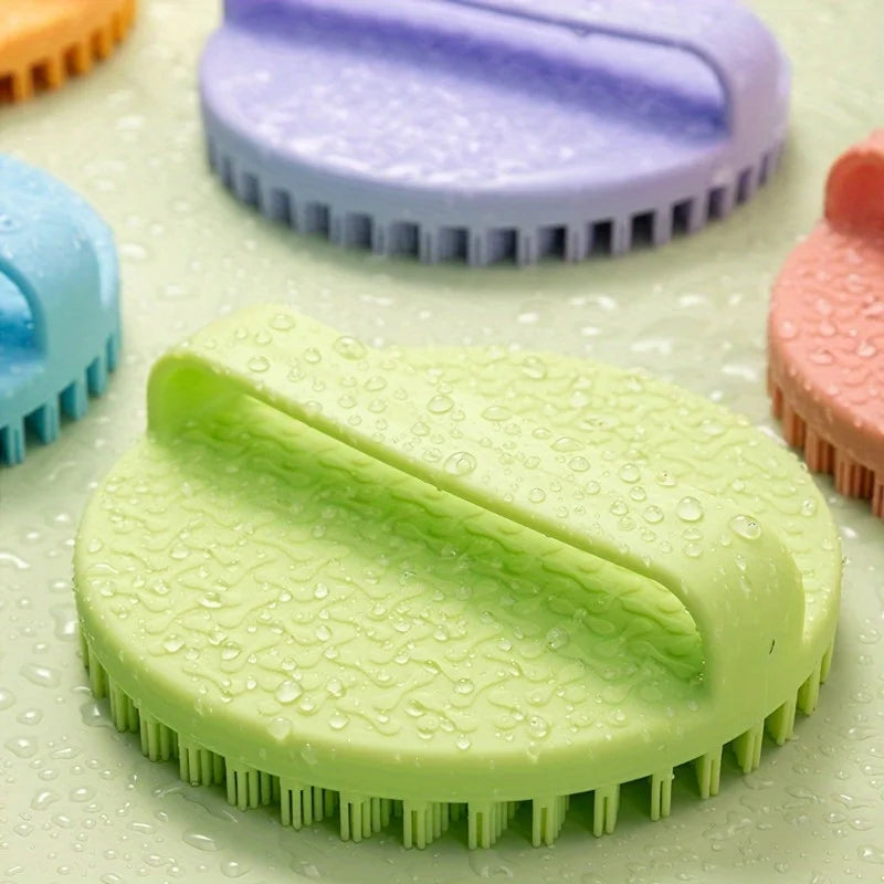 2pcs Silicone Bath Brush – Exfoliating Massage Shower Tool Silicone Bath Brush Babs
