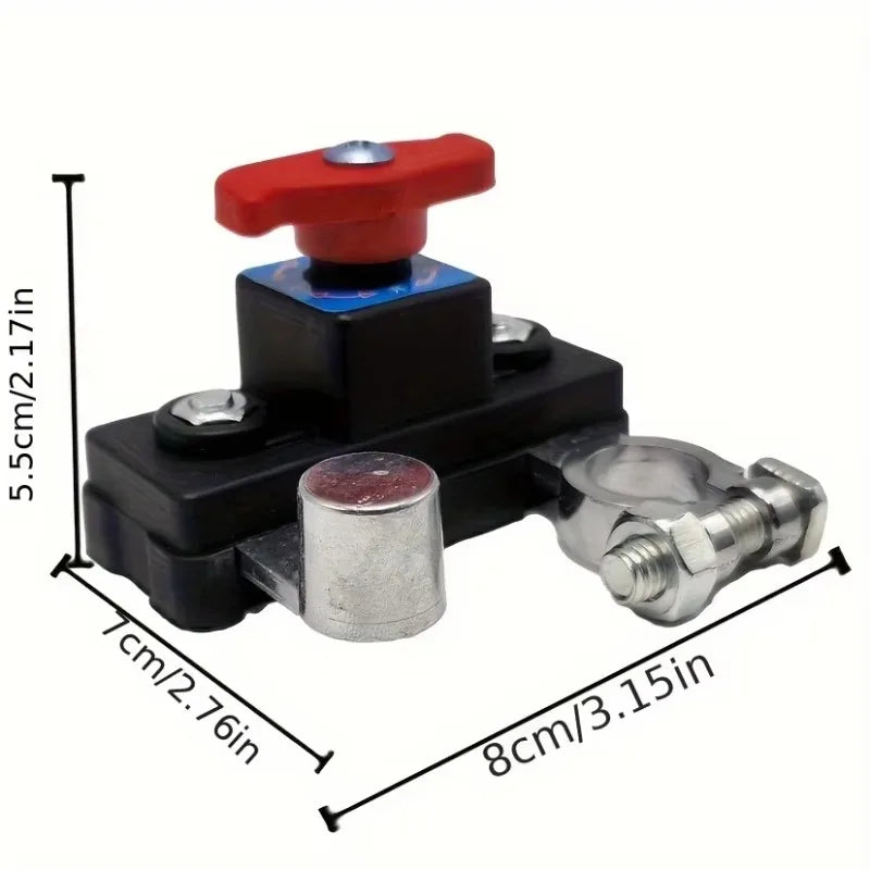 Car Battery Cut-Off Switch 12V/24V Universal Disconnect Protector Battery Disconnect Switch Babs