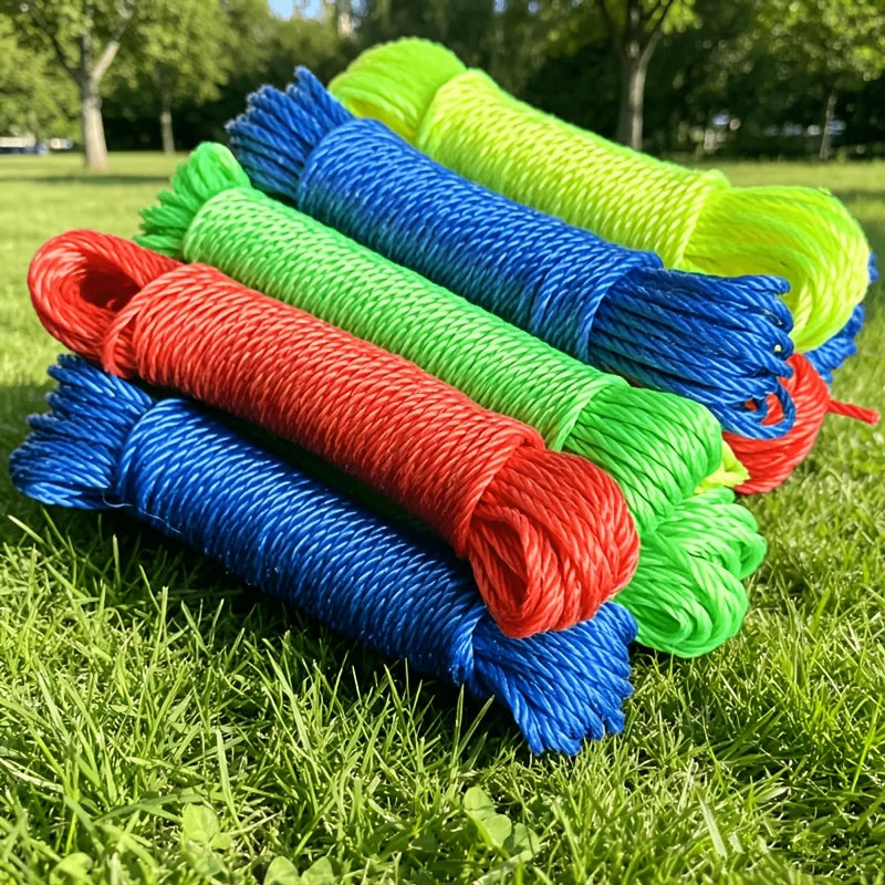 4PCS Nylon Clothesline 10M – Outdoor Wear-Resistant Drying Rope Nylon Clothesline Babs