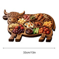 Cow Charcuterie Board – Wooden Food Platter for Parties Charcuterie Serving Board Babs B