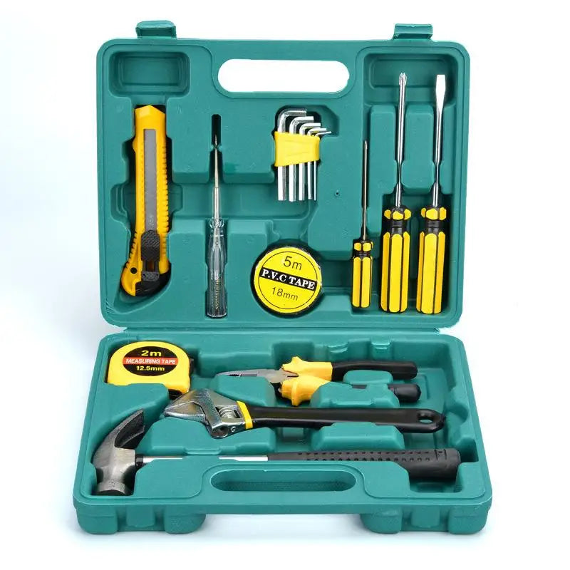 12/16PCS Homeowner Hand Tool Set with Storage Case Hand Tool Set Babs