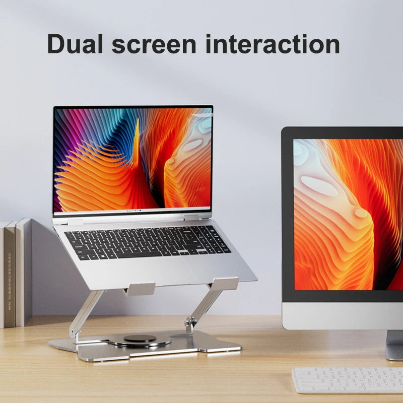HUXUAN Foldable Metal Laptop Cooling Stand for Gaming Laptop Cooling Stand Babs