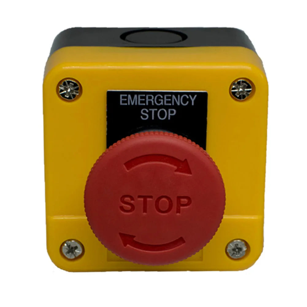 10A Latching E-Stop Push Button Switch 1NC 22mm CNC Emergency Stop Emergency Stop Switch Babs