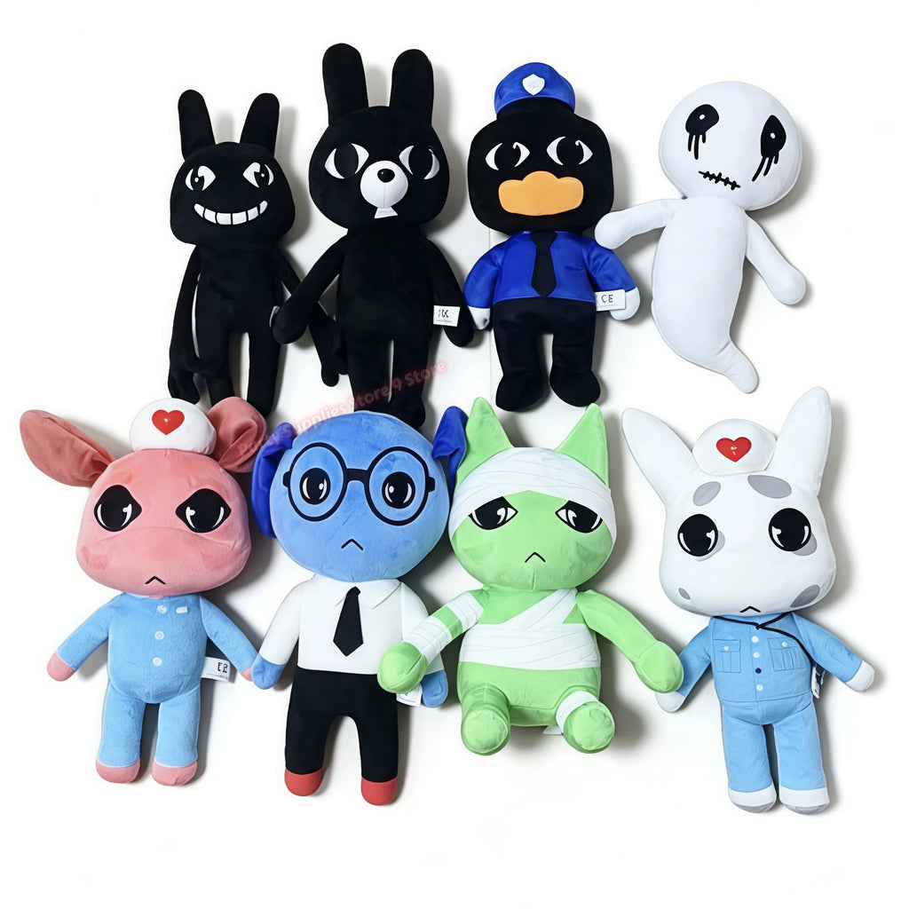 Horror Animal Hospital Plush Doll – Cat Dog Penguin Bunny Collectible Plush Doll Babs
