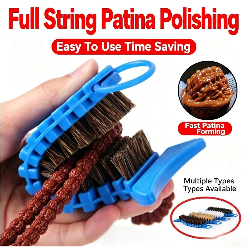 Foldable Fish Bead Polishing Brush – Boar & Nano Bristle Bead Polishing Brush Babs