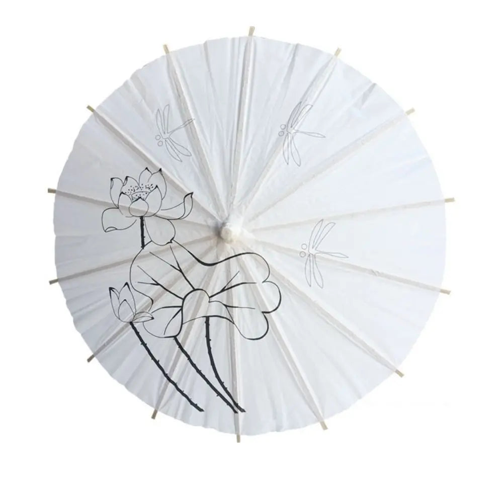Handmade Paper Umbrella – Baby Shower & Photography Prop Paper Umbrella Prop Babs 60CM-Lotus
