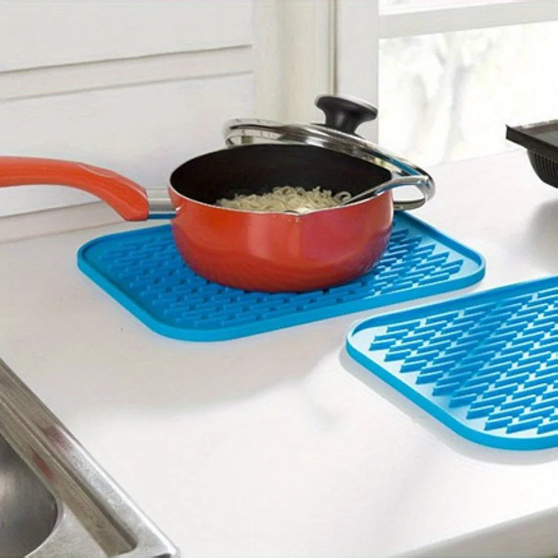 Silicone Pot Mat – Heat Resistant Non-Slip Kitchen Placemat Silicone Pot Mat Babs