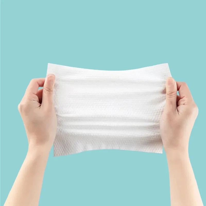 100/300PCS Disposable 100% Cotton Face Towels & Makeup Wipes Disposable Face Towels Babs