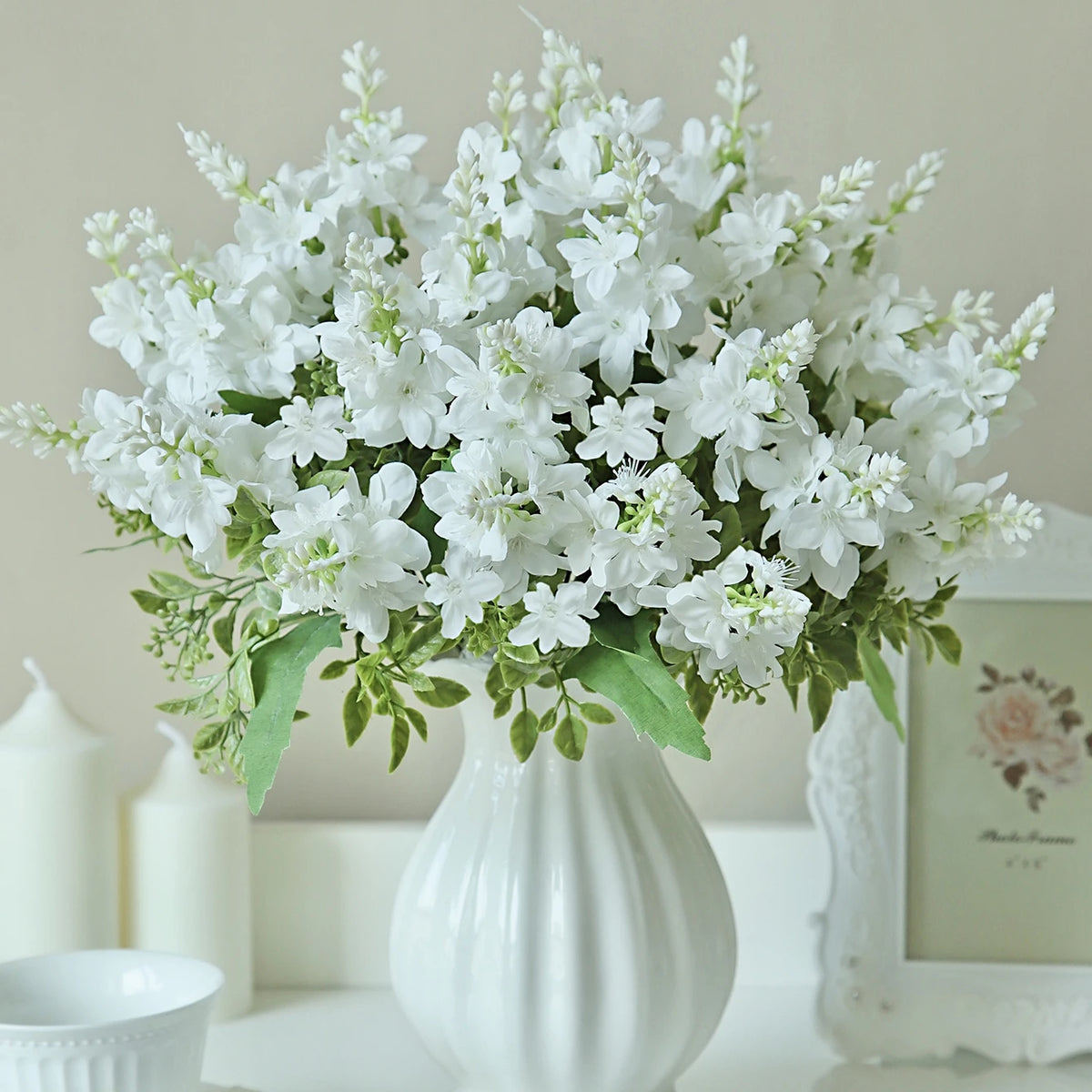 Silk Yucca Gloriosa Artificial Flower Bouquet – Wedding Décor Artificial Flower Bouquet Babs