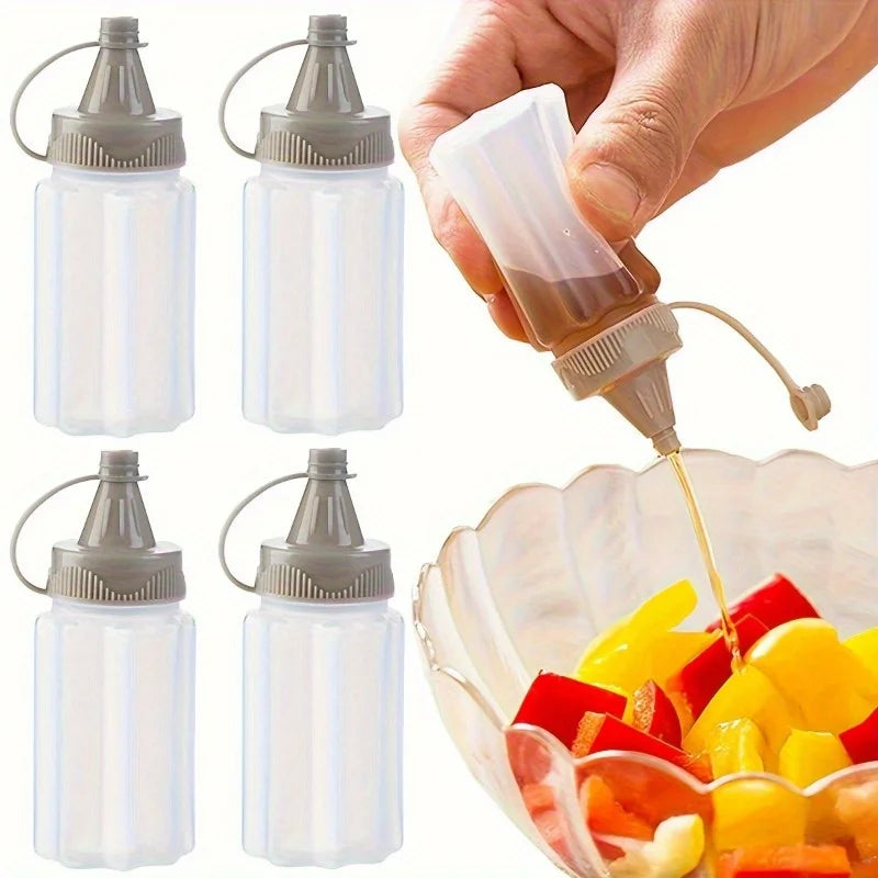 Mini Condiment Squeeze Bottles & Portable Spice Jars with Lid Condiment Squeeze Bottles Babs