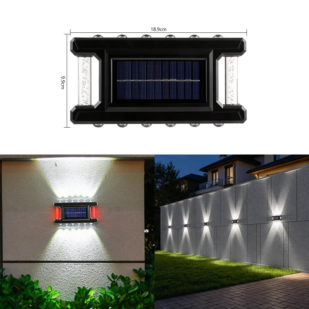Solar Outdoor Wall Light – Rainproof Garden Landscape Lamp Solar Wall Light Babs