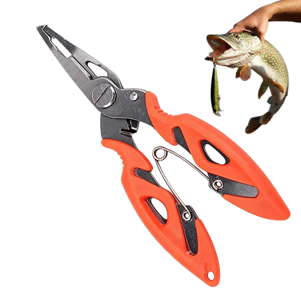 Stainless Steel Fishing Pliers – Hook Remover & Line Cutter Fishing Pliers Babs