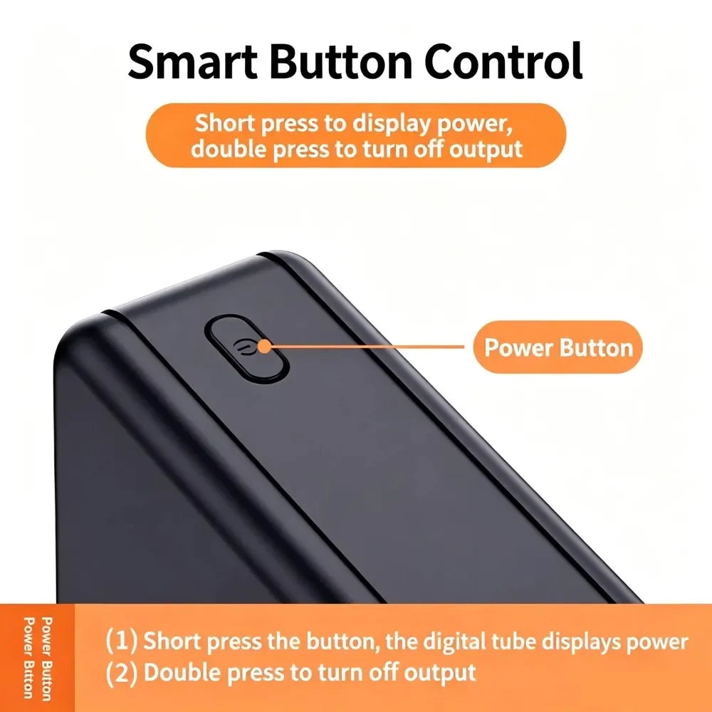 KEBIDUMEI 22.5W DIY 21700 Power Bank Case with LED Indicator DIY Power Bank Case Babs
