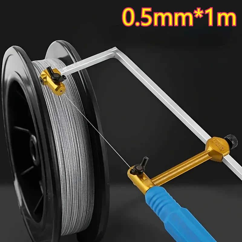0.5mm Diamond Cutting Wire – Precision Hand Saw for Jade & Stone Diamond Cutting Wire Babs