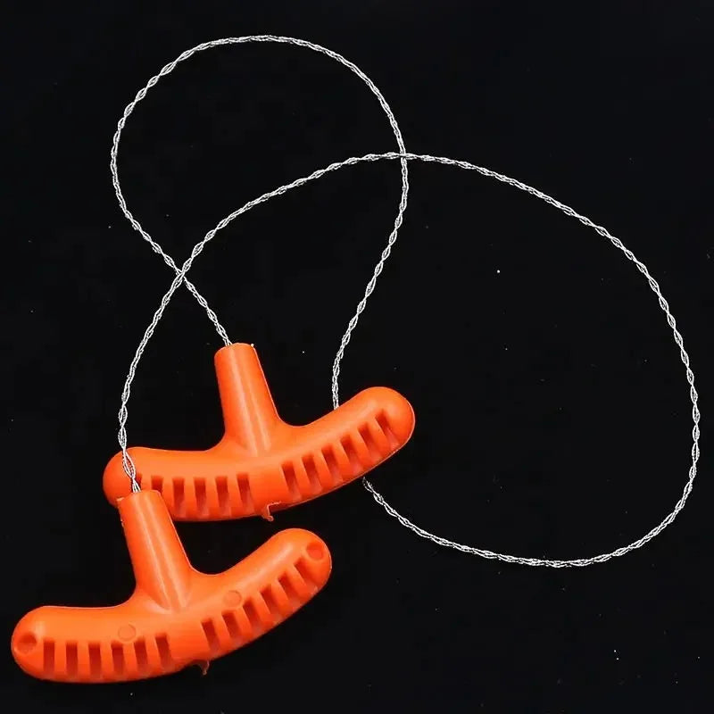 Mini Pocket Wire Saw – Stainless Steel Camping Survival Tool Survival Wire Saw Babs