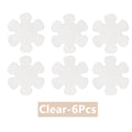 Non-Slip Bathtub Shower Stickers – Anti-Slip Safety Grip Decals Non-Slip Safety Stickers Babs Clear 6Pcs 8CM