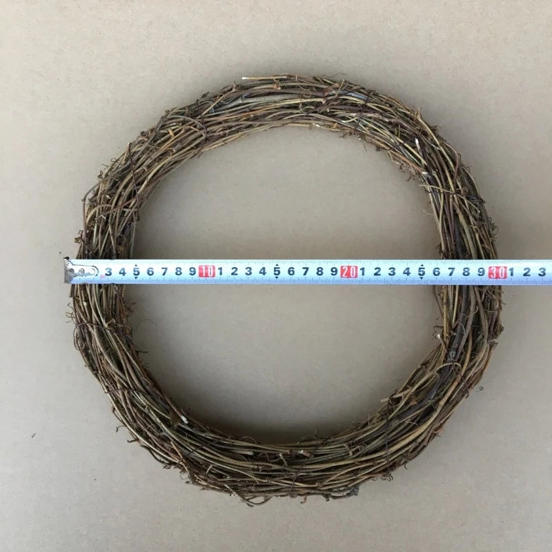 Autumn Rattan Wreaths 5/10 Pcs – Halloween & Wedding Decor Decorative Wreath Frames Babs 30cm 4 PCS