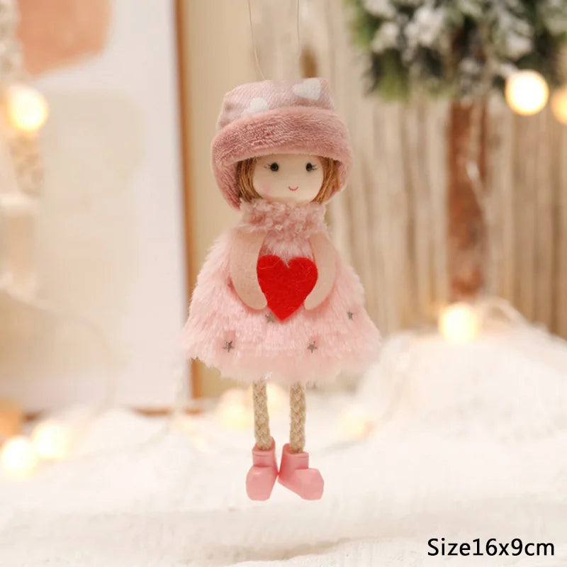 Christmas Elf Doll Ornament – Xmas Tree Hanging Pendant