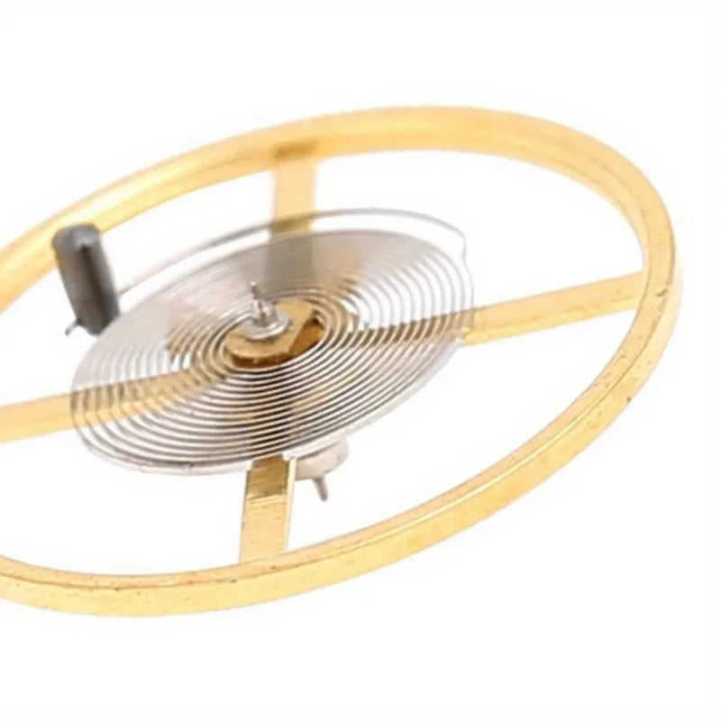 Watch Balance Wheel & Hairspring 9.3mm – Gold Replacement Part Watch Repair Part Babs