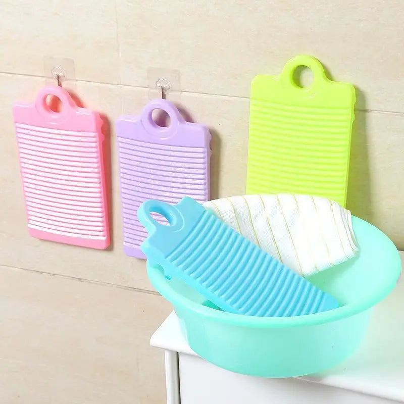 Mini Plastic Washboard for Kids' Clothes – Compact Laundry Tool Laundry Washboard Babs