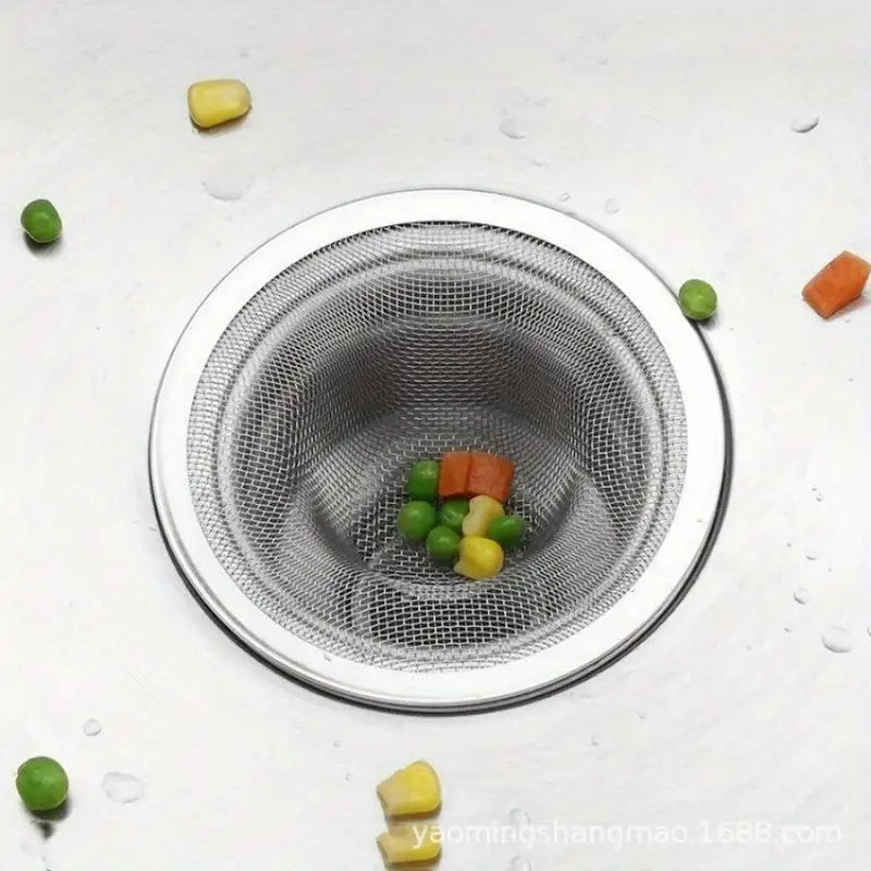 4-Piece Stainless Steel Sink & Floor Drain Filter Cover Set Drain Filter Cover Babs