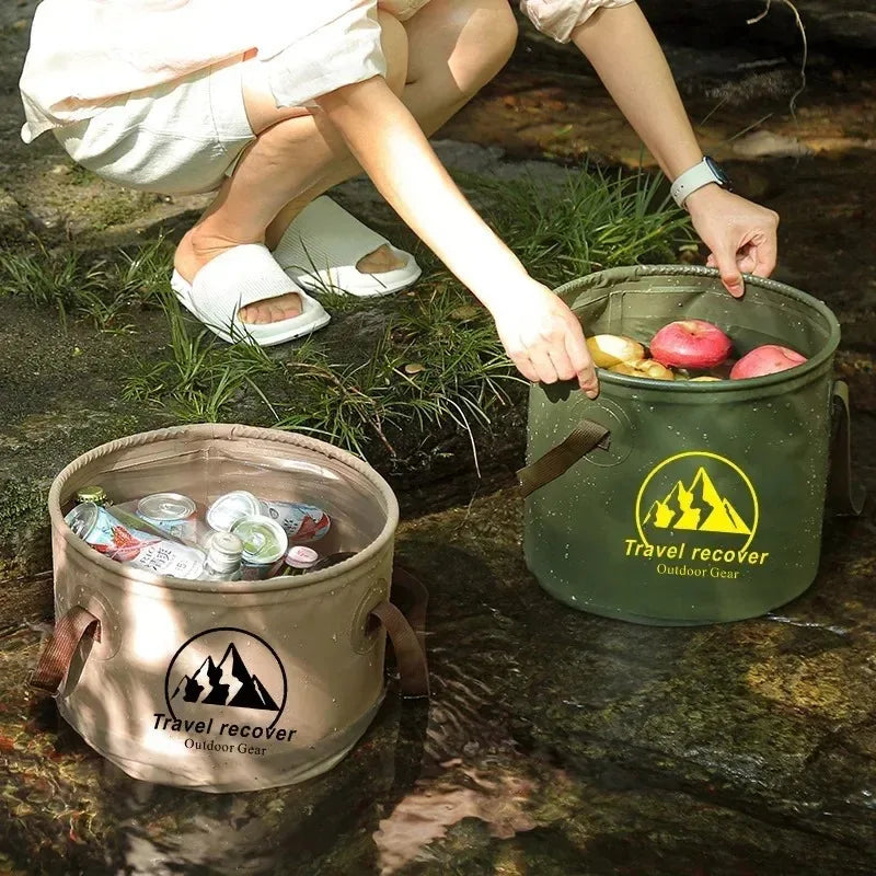 Collapsible Water Bucket 5/10/20L – Foldable Camping Bucket Collapsible Camping Bucket Babs