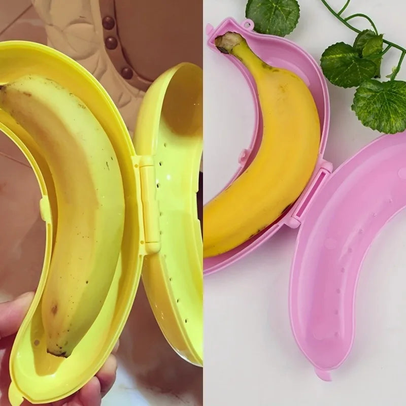 2-Pack Banana Keeper Box – Portable Reusable Fruit Storage Case Fruit Storage Case Babs
