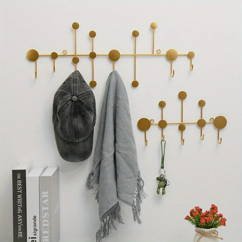 Scandinavian Wall Hook Rack – Entryway Key & Coat Hanger Wall Hook Rack Babs