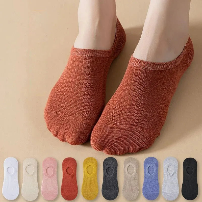 10 Pairs Women's Invisible No-Show Socks – Thin & Breathable Women's No-Show Socks Babs