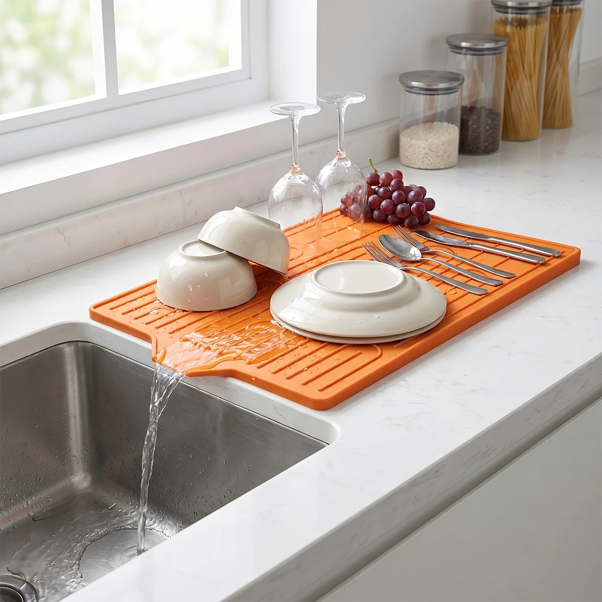 Silicone Dish Drying Mat – Heat-Resistant & Non-Slip Dish Drying Mat Babs