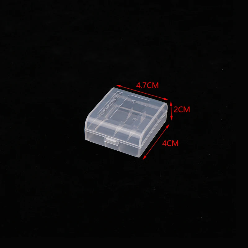 CR123A 16340 CR2 Battery Storage Box – 2 &amp; 4 Slot Clear Case Battery Storage Case Babs A1