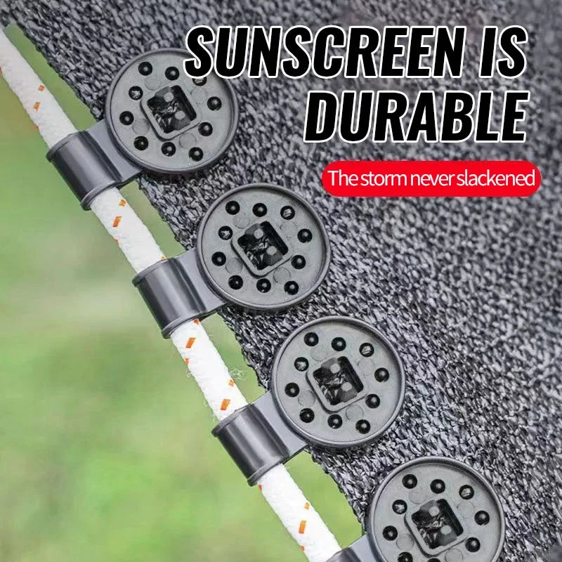 Greenhouse Shade Cloth Clips 50/100 Pack – Heavy Duty Lock Grip Garden Fabric Clips Babs