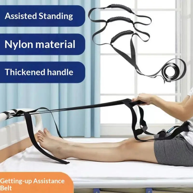 Adjustable Bed Assist Strap with Handrails – Sit Up Aid Bed Assist Strap Babs