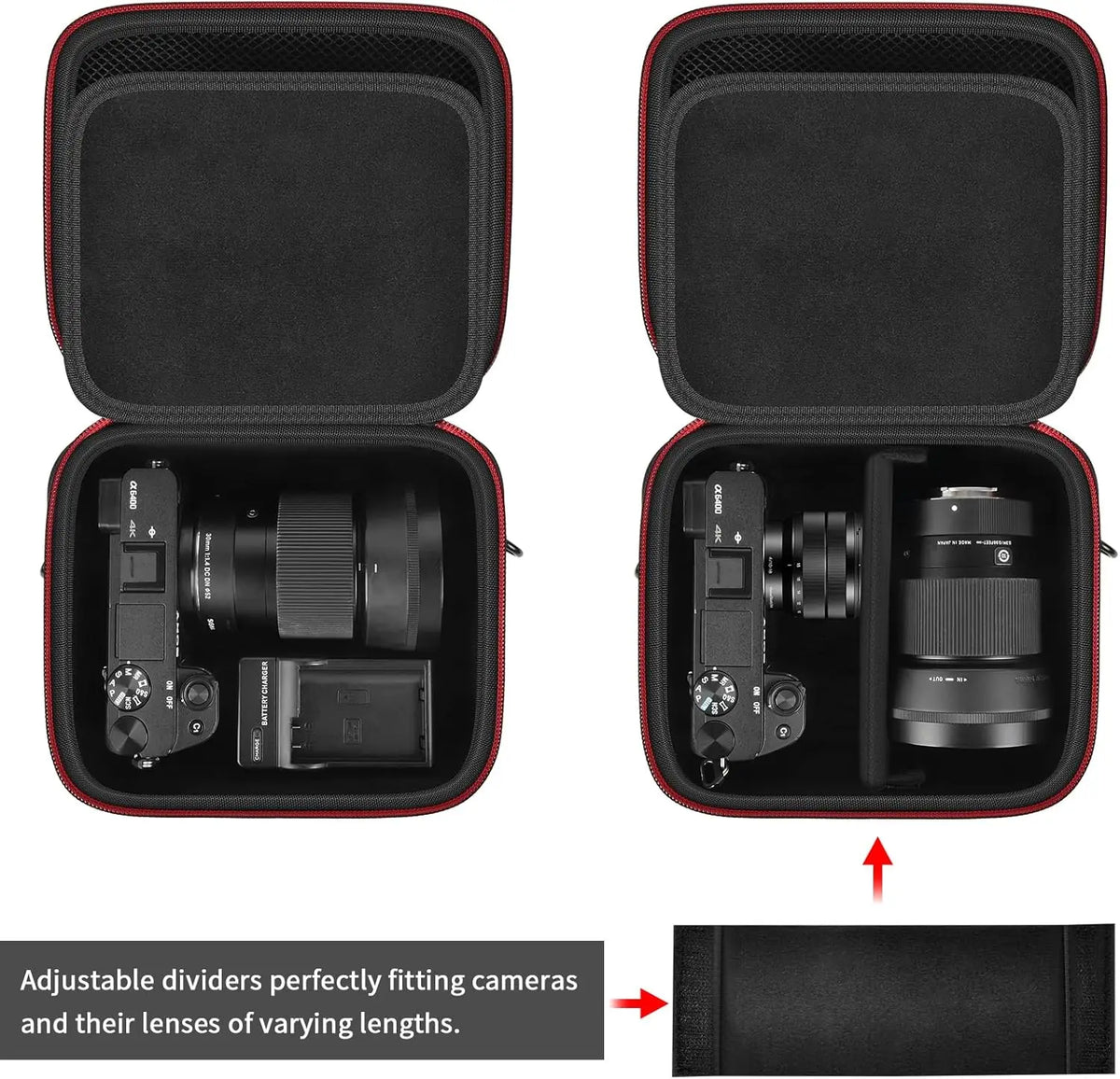 Hard Camera Case for Sony ZV-E10 A6400 A6000 – Paiyule Camera Case Bag Babs