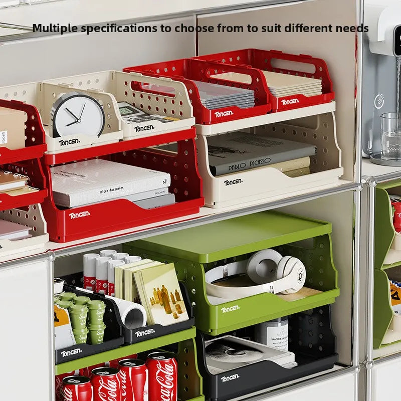 Double Layer Desk Organizer Pegboard Pen Holder Storage Shelf Desk Organizer Babs
