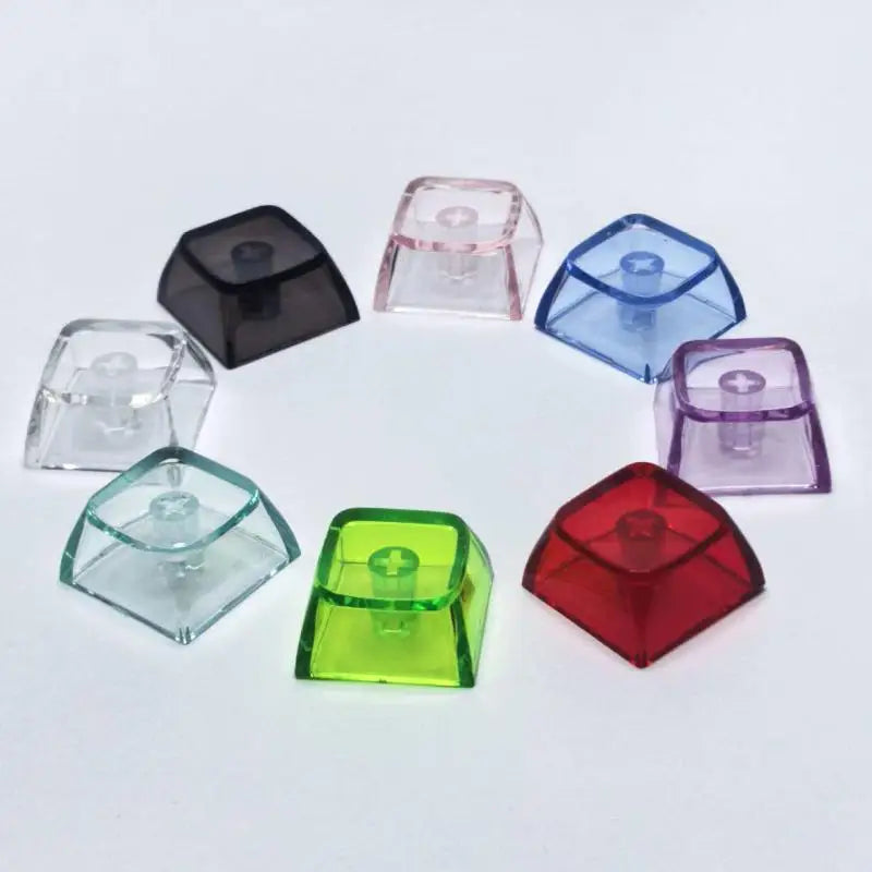 10Pcs Crystal XDA Keycaps – Clear MX Mechanical Keyboard Mechanical Keycaps Babs