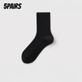 Men's Socks 5-Pair Set – Breathable, Soft, All-Season Men's Socks Babs black
