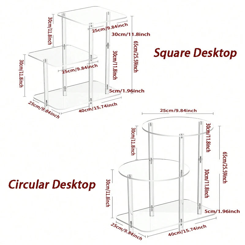 Transparent Acrylic Side Table – Modern Minimalist Design Acrylic Side Table Babs