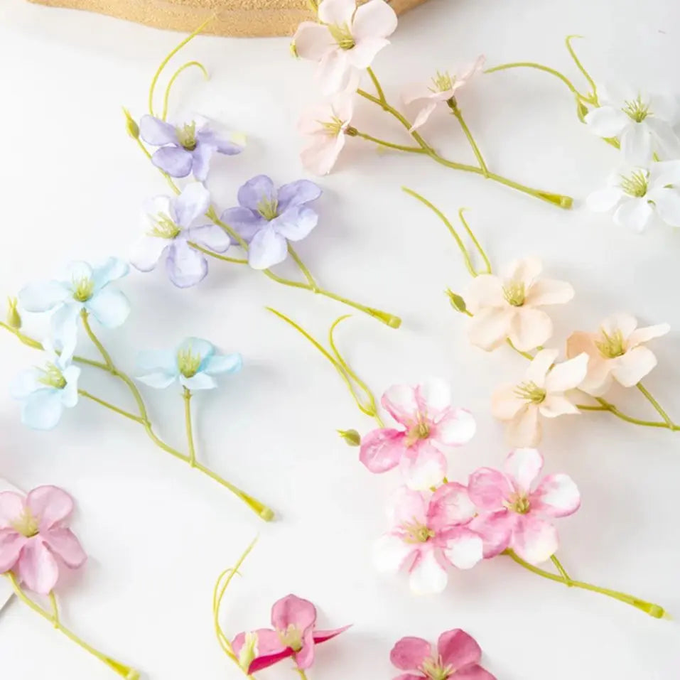 Artificial Silk Plum Blossom Flowers – Wedding & Home Decor Artificial Silk Flowers Babs