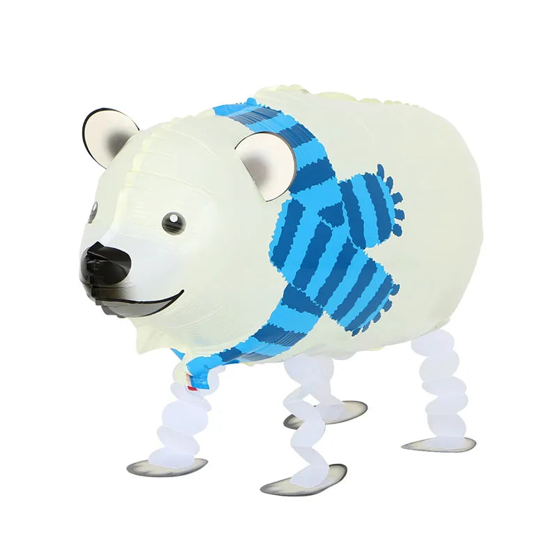 Farm & Jungle Animal Foil Balloons – Party & Baby Shower Decor Party Balloons Babs Polar bear As pictures show
