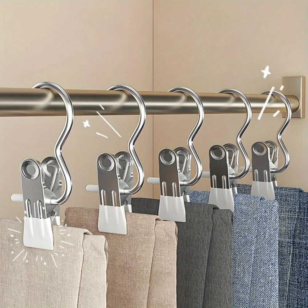 20PCS Boot Hanger Clips – Space-Saving Laundry Hooks & Pins Closet Hanger Clips Babs