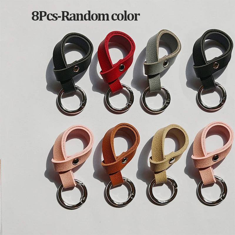 Bundl Adjustable Travel Carry Strap with Metal Ring Hook Clips Travel Carry Strap Babs 8Pcs-Random color