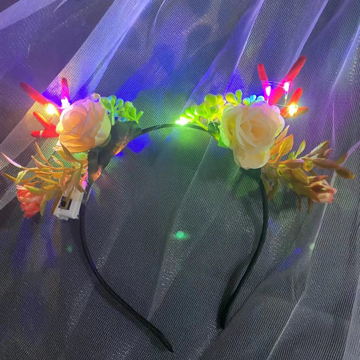 10-Pack LED Reindeer Antler Headbands – Christmas Party Glow LED Party Headbands Babs 5