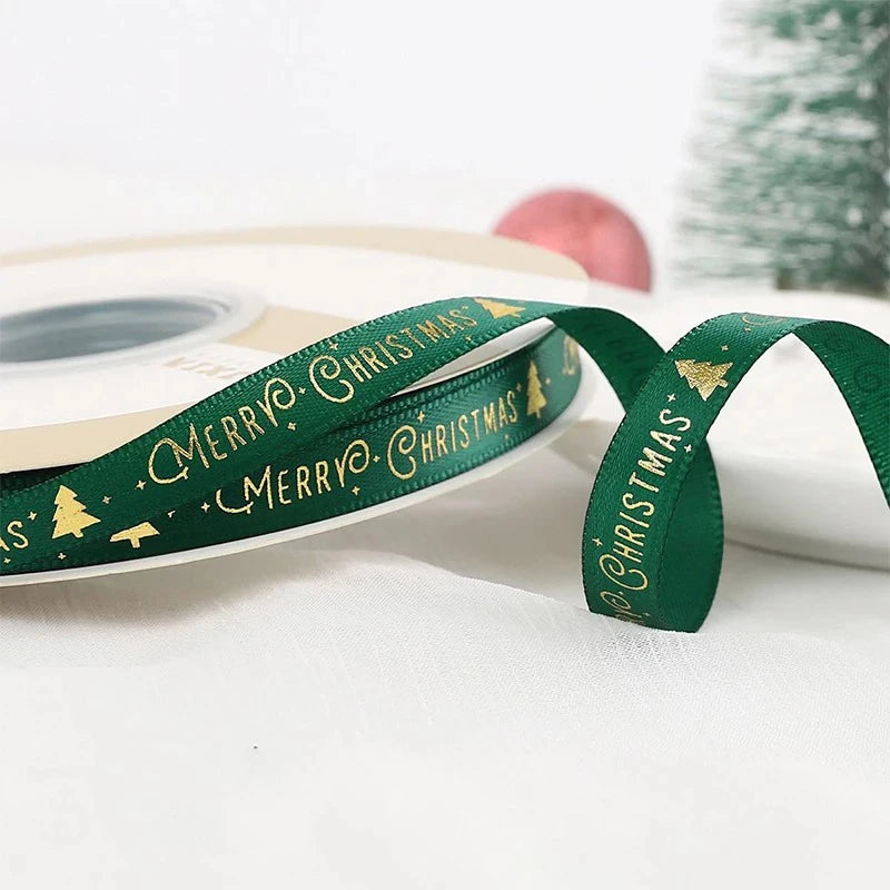 5m Christmas Ribbon – Gift Wrap, Tree & Holiday Décor Christmas Craft Ribbon Babs 1cm-08 5M