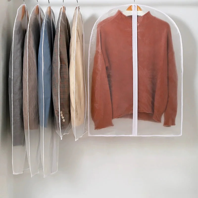 Clear Garment Bags for Hanging Clothes – Dustproof Suit Cover Garment Storage Bags Babs